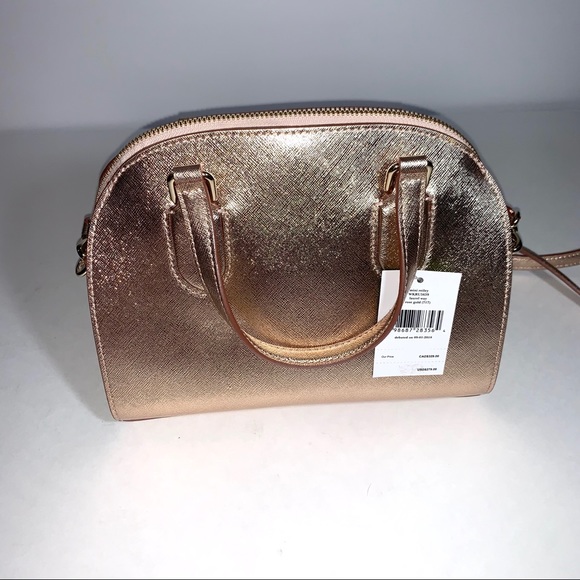 NWT Kate Spade Purse In Rose Gold - Picture 4 of 5